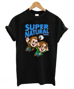 Super Natural Bros Black T-Shirt